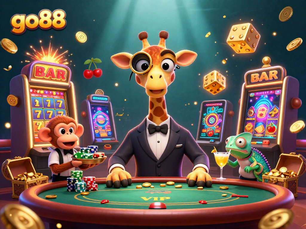 Bet on go88 with vibrant jackpot slots and exciting characters for a thrilling casino experience.