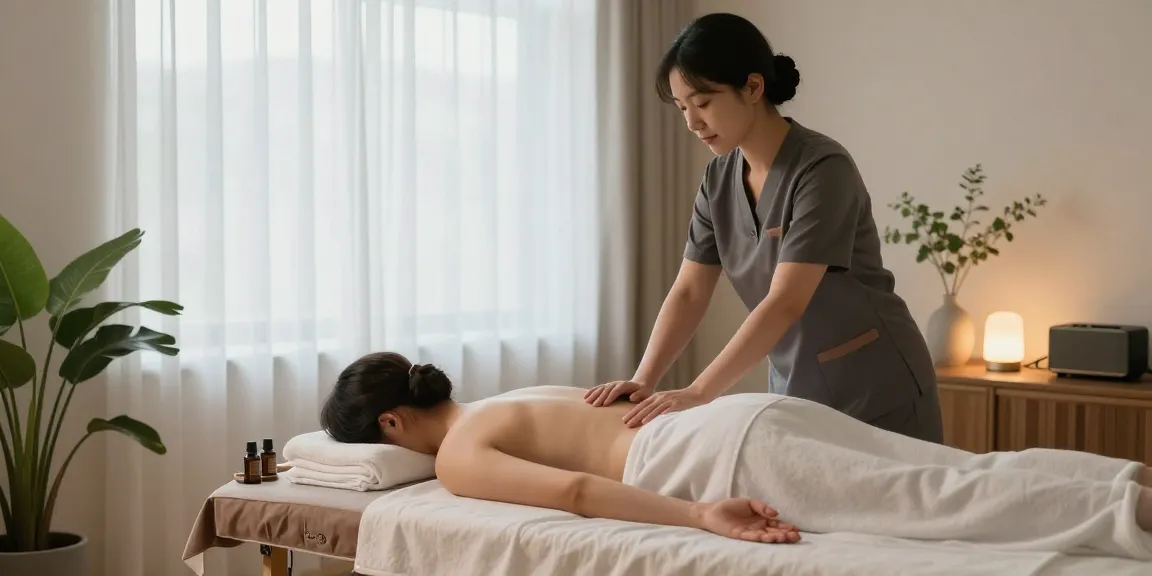 Experience peaceful 군포출장안마 with a professional therapist in a serene massage setting.