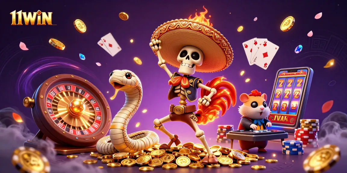 11WIN offers thrilling casino action with vibrant characters and dazzling winning moments.