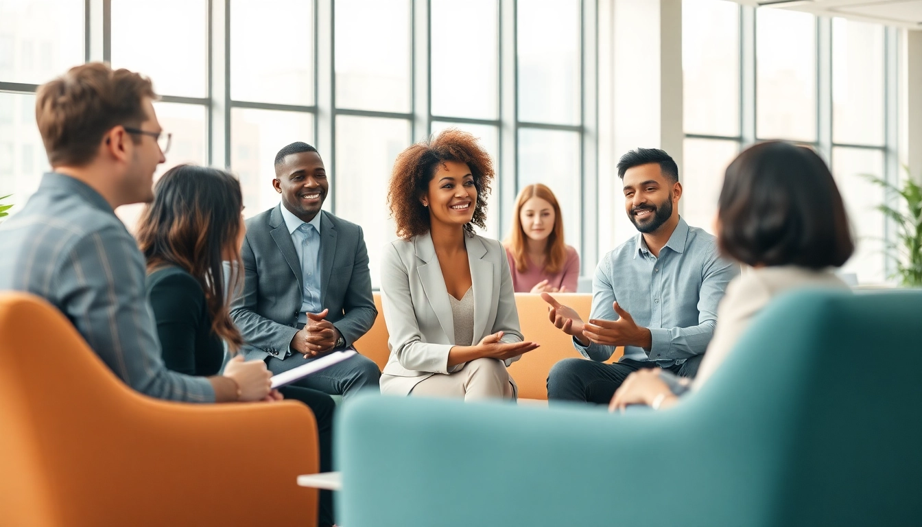 Engaging career coaching session illustrating professional guidance for career development.