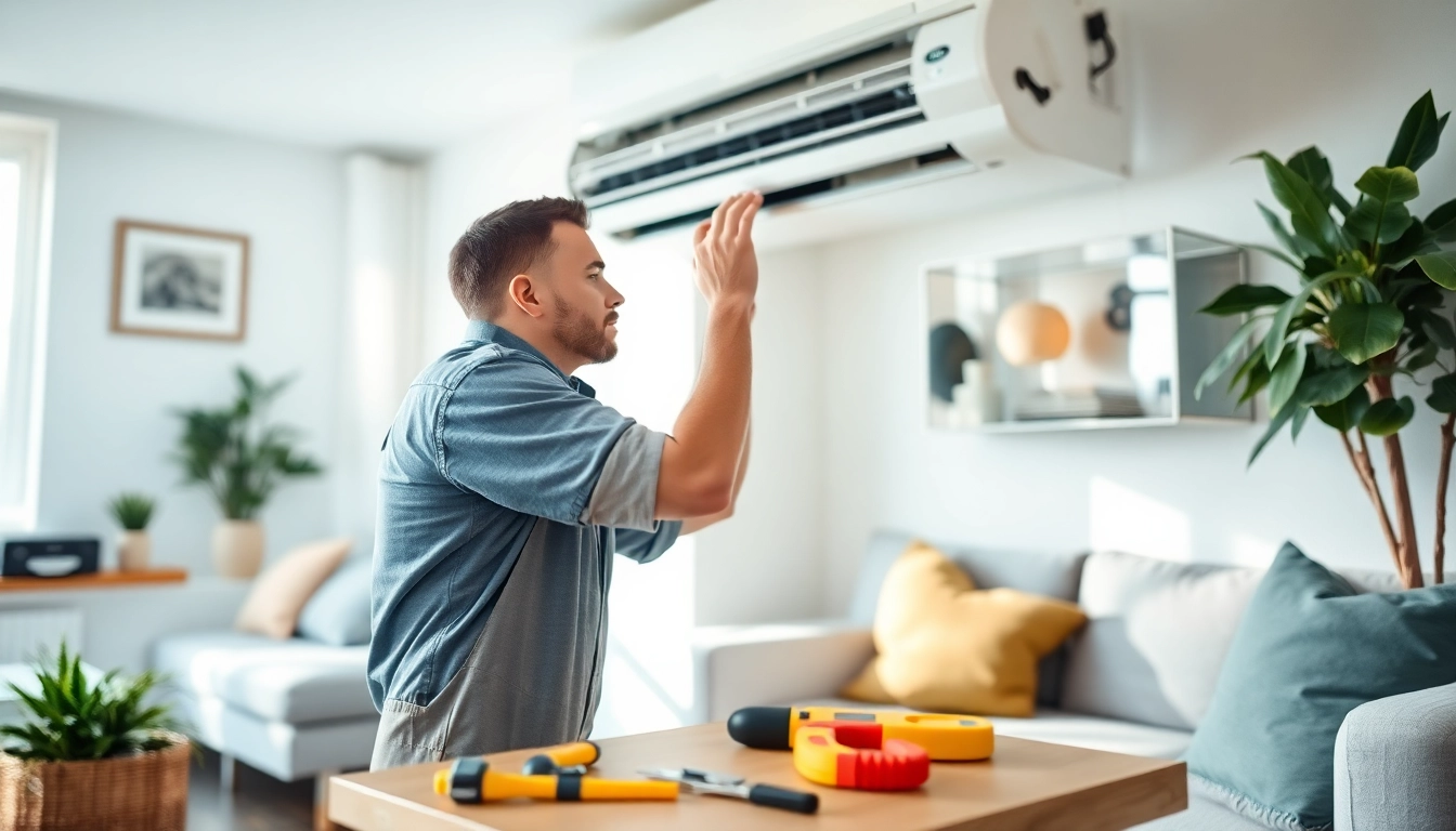 Efficient air conditioning repair in Tampa by a skilled technician enhancing comfort.