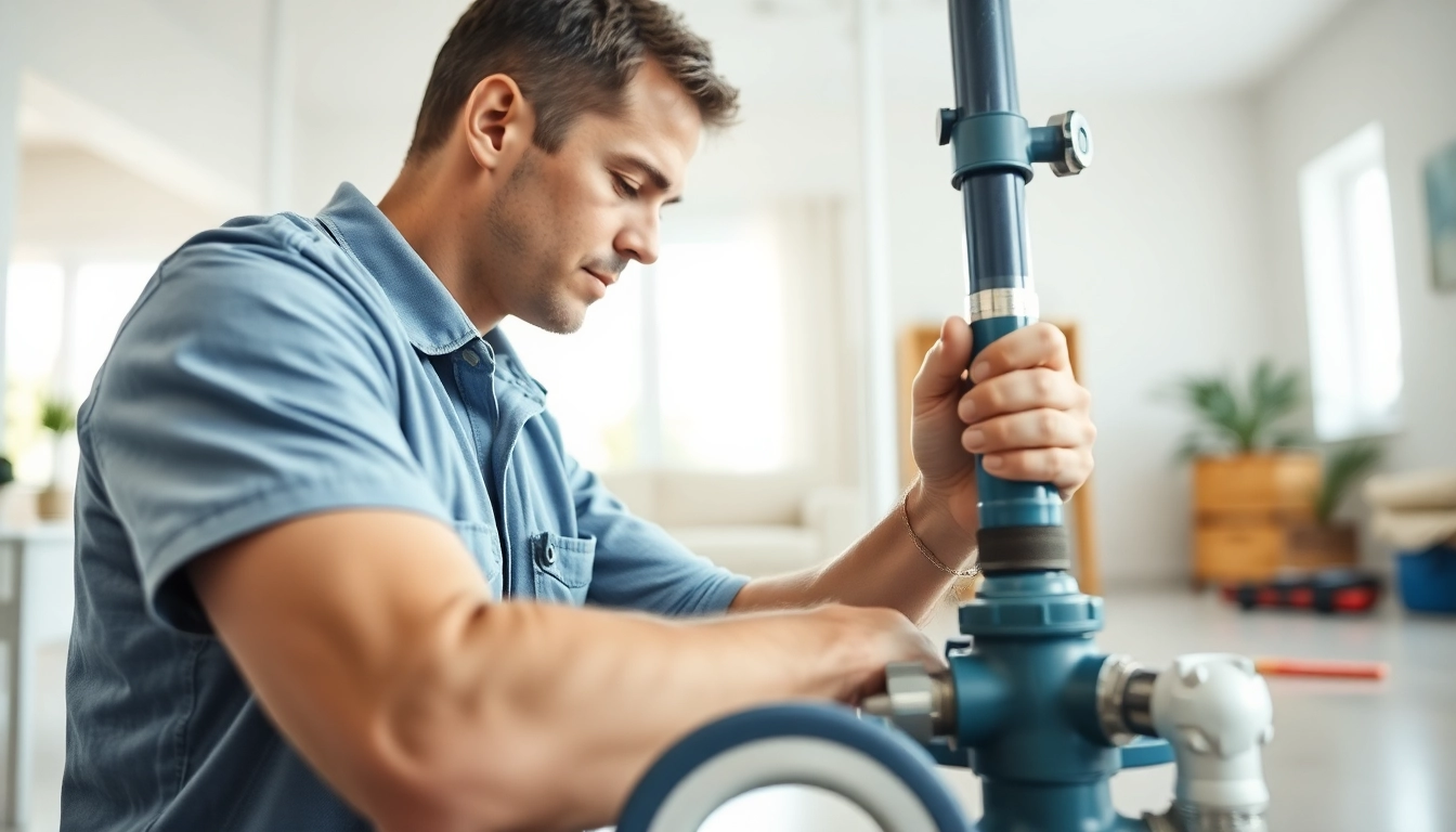 Showcasing reliable whole house repiping services St Petersburg FL by a skilled plumber in action.