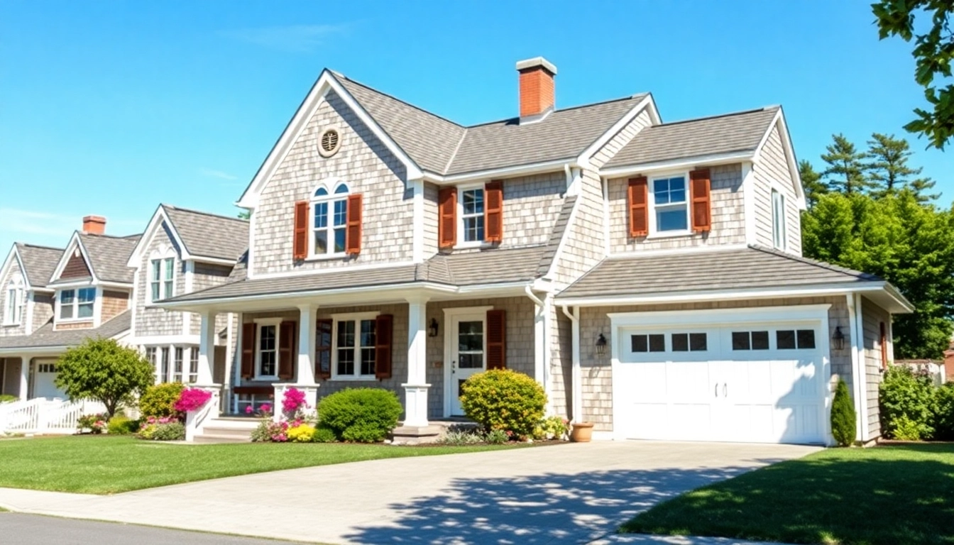 Enhance your understanding of cape cod homes with this stunning image of an expanded home and attached garage.