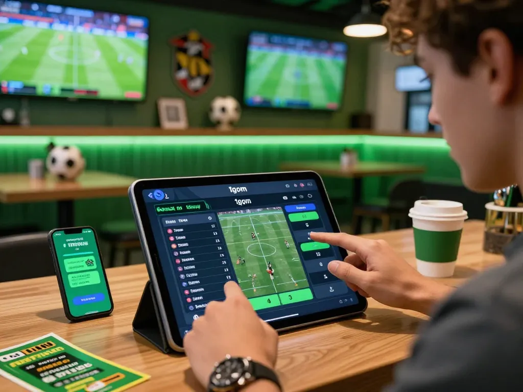 Engaging user experience with 1gom sports betting interface showcasing real-time odds and match updates.