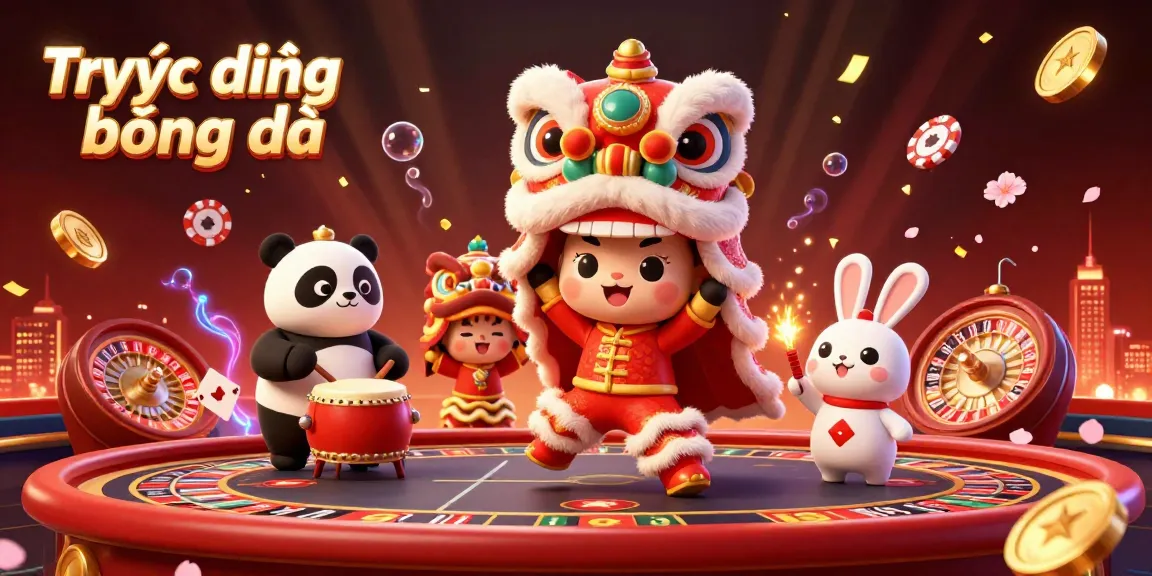 Experience Trực tiếp bóng đá with a vibrant live casino scene featuring dynamic characters and gaming elements.